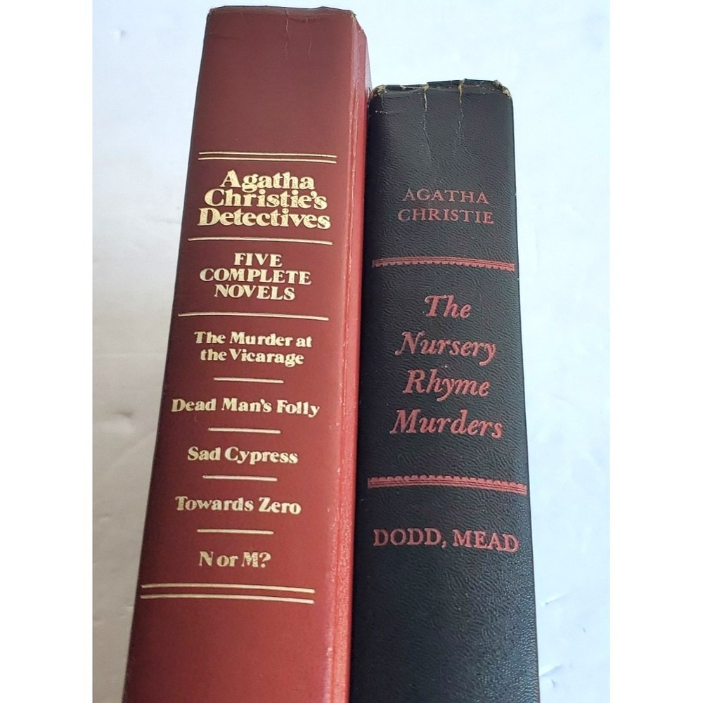 Agatha Christie The Nursery Rhyme Murders 1970 Dodd 5 Complete Novels lot HC HB‎